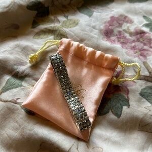 Kirks Folly Rhinestone Stretch Bracelet